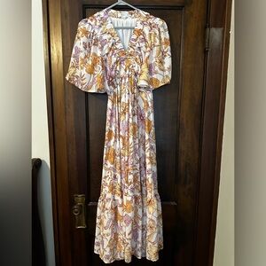 Henly Original Sun Drop Flower Midi Dress